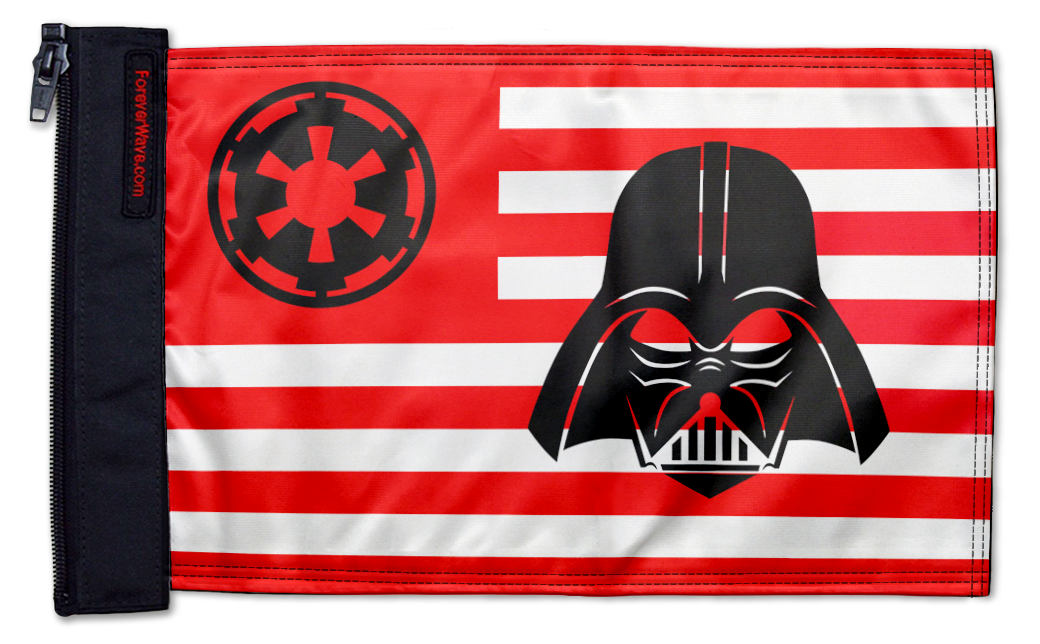 Star Wars Vader Imperial 12"x18" Forever Wave Flag for Jeep Wrangler YJ 1986-1995
