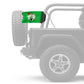 Boston Celtics 11"x17" Forever Wave Flag for Jeep Wrangler JK 2-Door 2007-2018