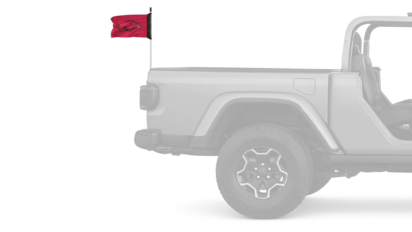 Arkansas 11"x17" Forever Wave Flag for Jeep Wrangler JL 2-Door 2018-Present
