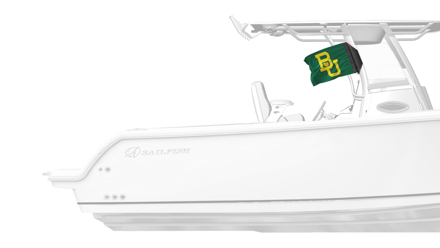 Baylor 11"x17" Forever Wave Flag for Boats