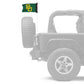 Baylor 11"x17" Forever Wave Flag for Jeep Wrangler JLU 4-Door 2018-Present