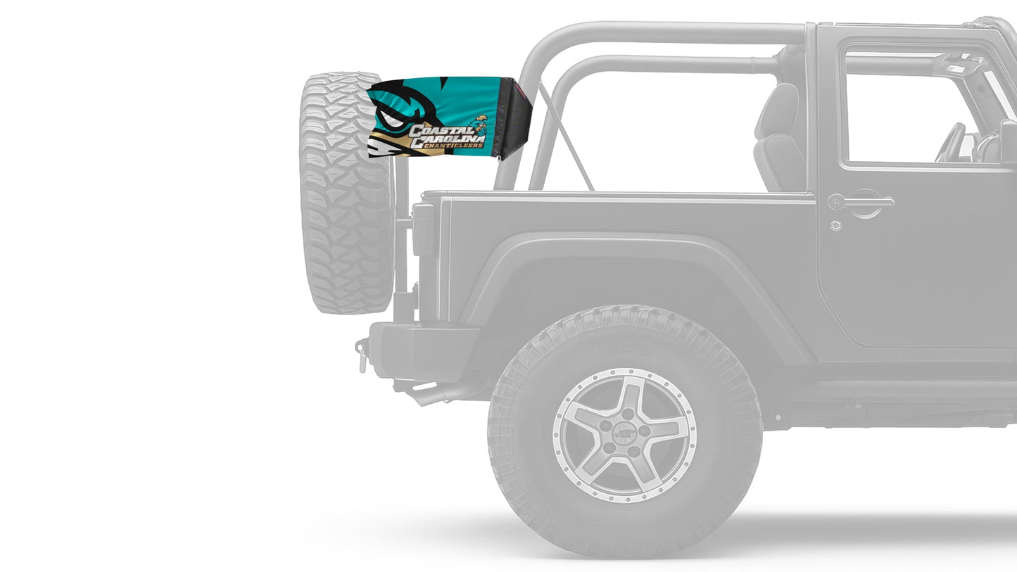 Coastal Carolina 11"x17" Forever Wave Flag for Jeep Wrangler CJ-7 and CJ-8 1976-1986
