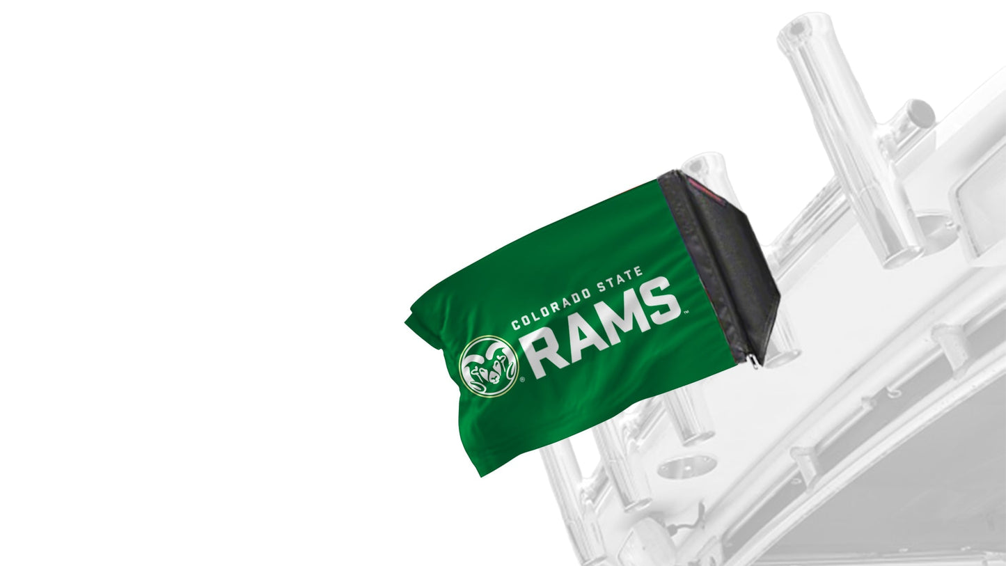 Colorado State 11"x17" Forever Wave Flag for Boats