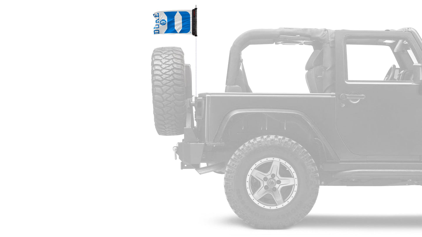 Duke 11"x17" Forever Wave Flag for Jeep Wrangler JKU 4-Door 2007-2018