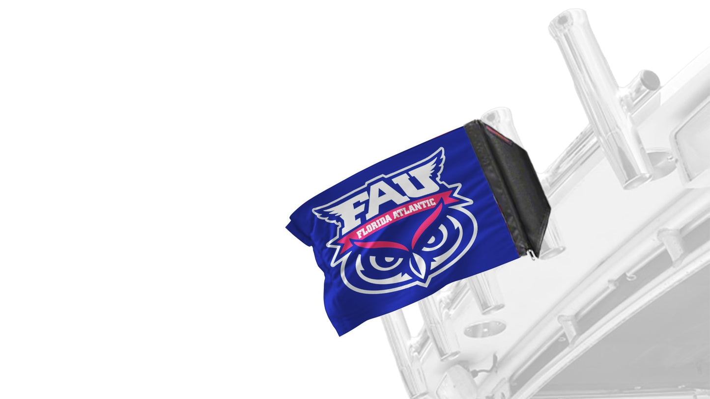 Florida Atlantic University 11"x17" Forever Wave Flag for Boats