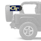 Georgia Tech 11"x17" Forever Wave Flag for Jeep Wrangler YJ 1986-1995