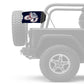 Gonzaga 11"x17" Forever Wave Flag for Jeep Wrangler JL 2-Door 2018-Present