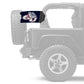 Gonzaga 11"x17" Forever Wave Flag for Jeep Wrangler JLU 4-Door 2018-Present