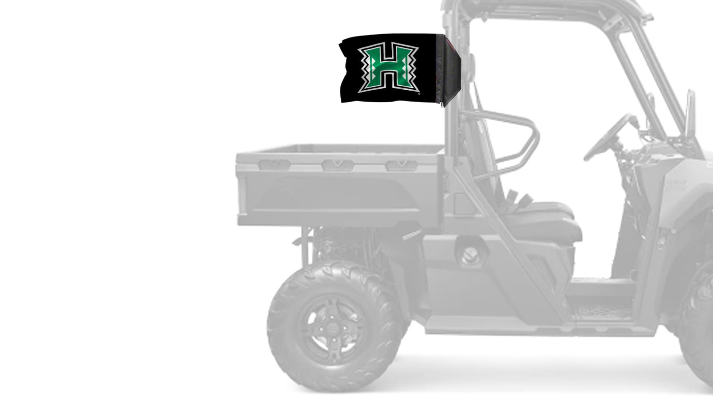 Hawaii Warriors 11"x17" Forever Wave Flag