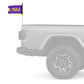 LSU 11"x17" Forever Wave Flag for Jeep Wrangler JK 2-Door 2007-2018