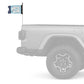 North Carolina 11"x17" Forever Wave Flag for Jeep Wrangler TJ 1996-2006