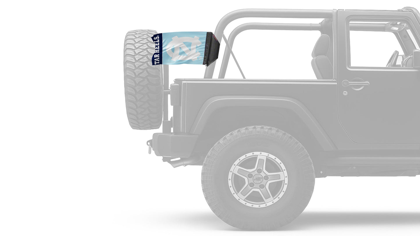 North Carolina 11"x17" Forever Wave Flag for Jeep Wrangler JKU 4-Door 2007-2018