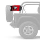 Northern Illinois 11"x17" Forever Wave Flag for Jeep Wrangler LJ 2003-2006