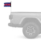 Mississippi 11"x17" Forever Wave Flag for Jeep Wrangler TJ 1996-2006