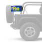 Pittsburgh PITT 11"x17" Forever Wave Flag for Jeep Wrangler JKU 4-Door 2007-2018