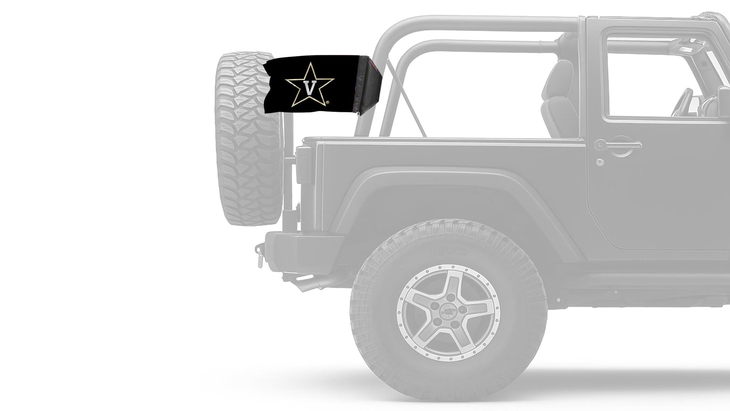 Vanderbilt 11"x17" Forever Wave Flag for Jeep Wrangler JL 2-Door 2018-Present