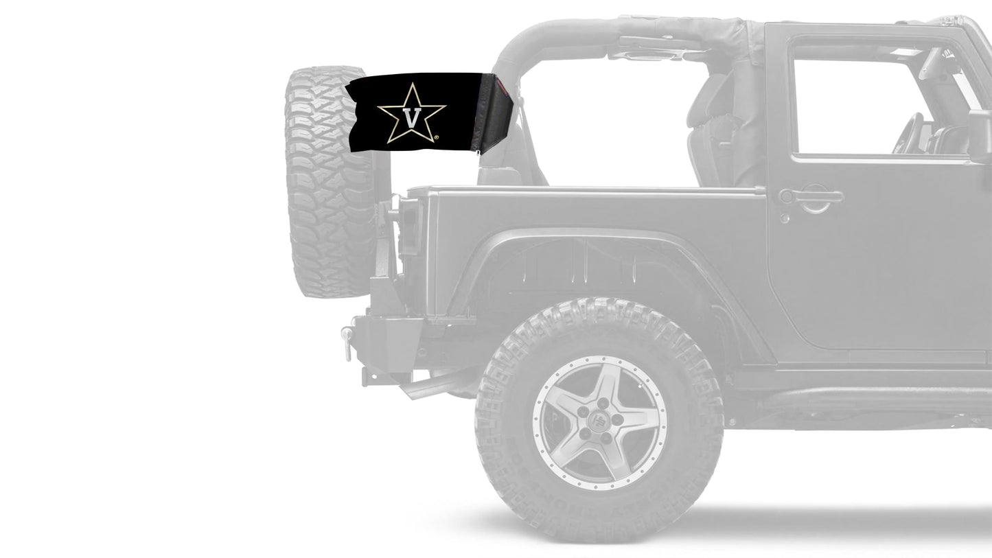 Vanderbilt 11"x17" Forever Wave Flag for Jeep Wrangler YJ 1986-1995