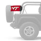 Virginia Tech 11"x17" Forever Wave Flag for Jeep Wrangler TJ 1996-2006