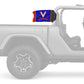 UVA Virginia 11"x17" Forever Wave Flag