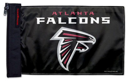 Atlanta Falcons 11"x17" Forever Wave Flag for Jeep Wrangler JKU 4-Door 2007-2018