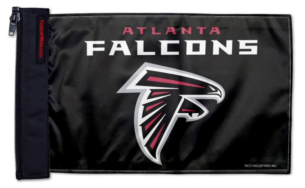 Atlanta Falcons 11"x17" Forever Wave Flag for Boats