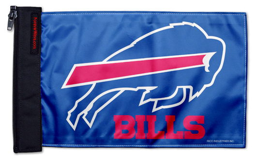 Buffalo Bills 11"x17" Forever Wave Flag for Jeep Wrangler YJ 1986-1995