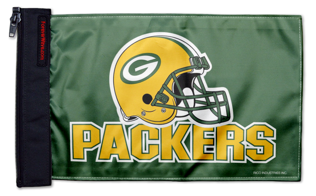 Green Bay Packers 11"x17" Forever Wave Flag for Boats
