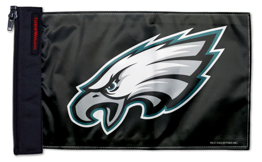 Philadelphia Eagles 11"x17" Forever Wave Flag for Boats