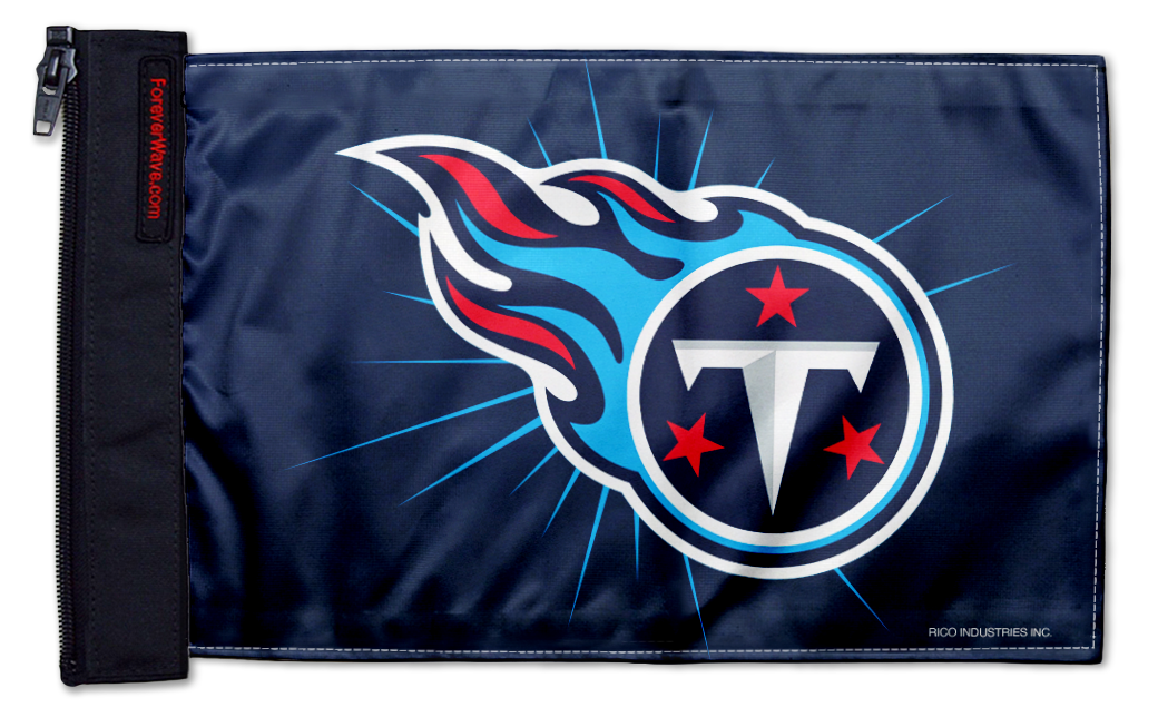 Tennessee Titans 11"x17" Forever Wave Flag for Boats