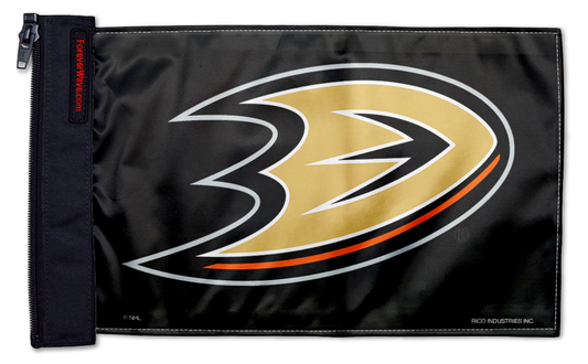 Anaheim Ducks 11"x17" Forever Wave Flag for Jeep Wrangler JK 2-Door 2007-2018