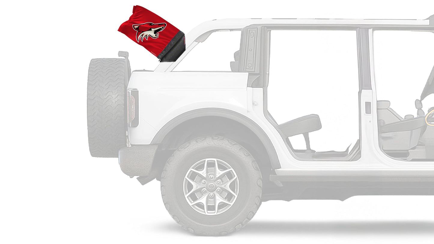 Arizona Coyotes 11"x17" Forever Wave Flag for Bronco