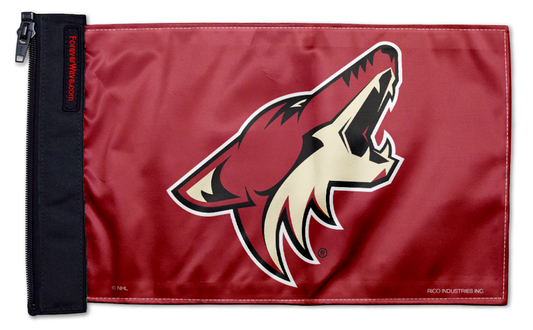 Arizona Coyotes 11"x17" Forever Wave Flag for Jeep Wrangler YJ 1986-1995