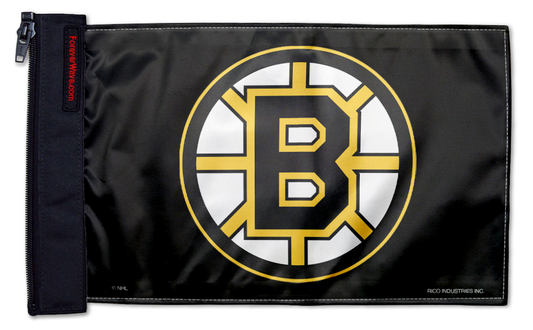 Boston Bruins 11"x17" Forever Wave Flag for Golf Carts