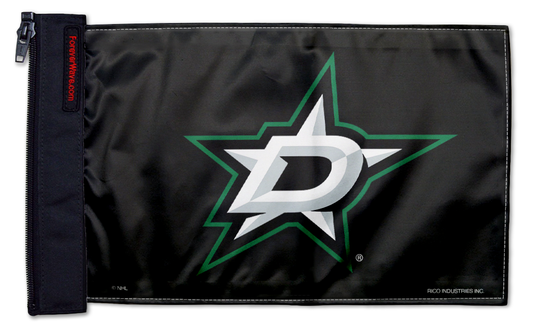 Dallas Stars 11"x17" Forever Wave Flag for Jeep Wrangler CJ-7 and CJ-8 1976-1986