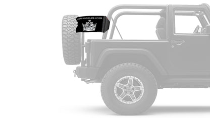 Los Angeles Kings 11"x17" Forever Wave Flag for Jeep Wrangler JK 2-Door 2007-2018