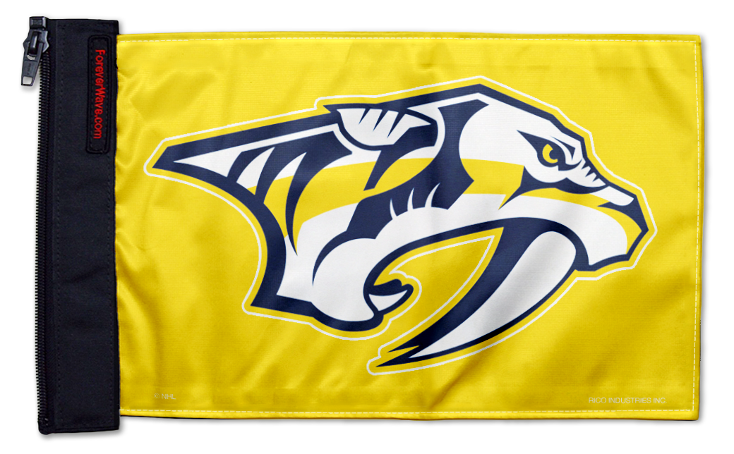 Nashville Predators 11"x17" Forever Wave Flag for Golf Carts