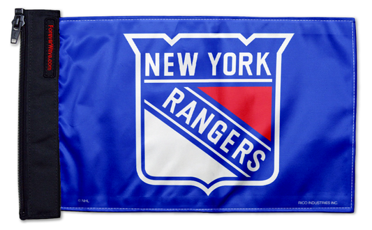 New York Rangers 11"x17" Forever Wave Flag for Golf Carts