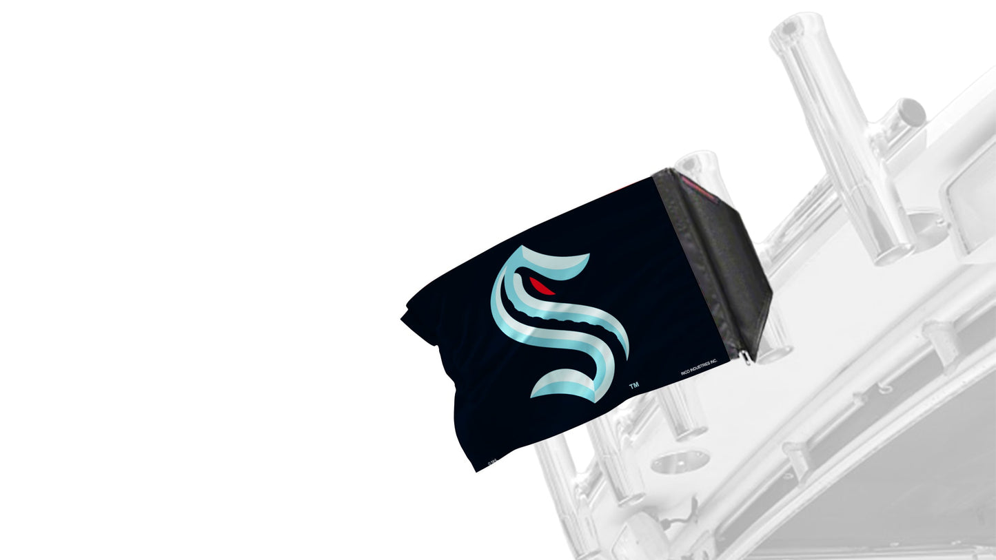 Seattle Kraken 11"x17" Forever Wave Flag for Boats