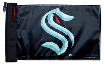 Seattle Kraken 11"x17" Forever Wave Flag for Jeep Wrangler JLU 4-Door 2018-Present