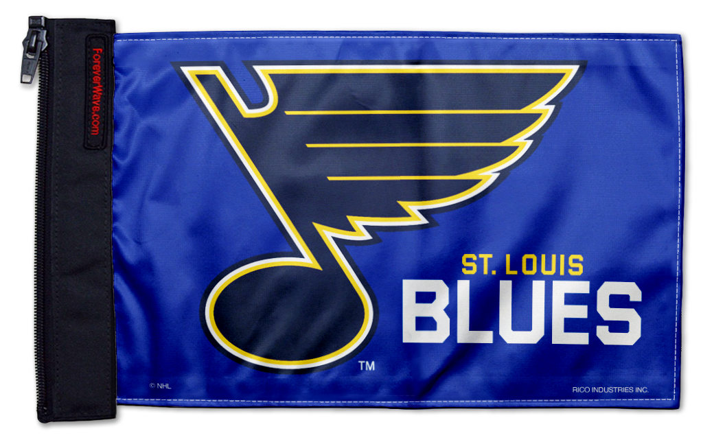 St. Louis Blues 11"x17" Forever Wave Flag for Boats