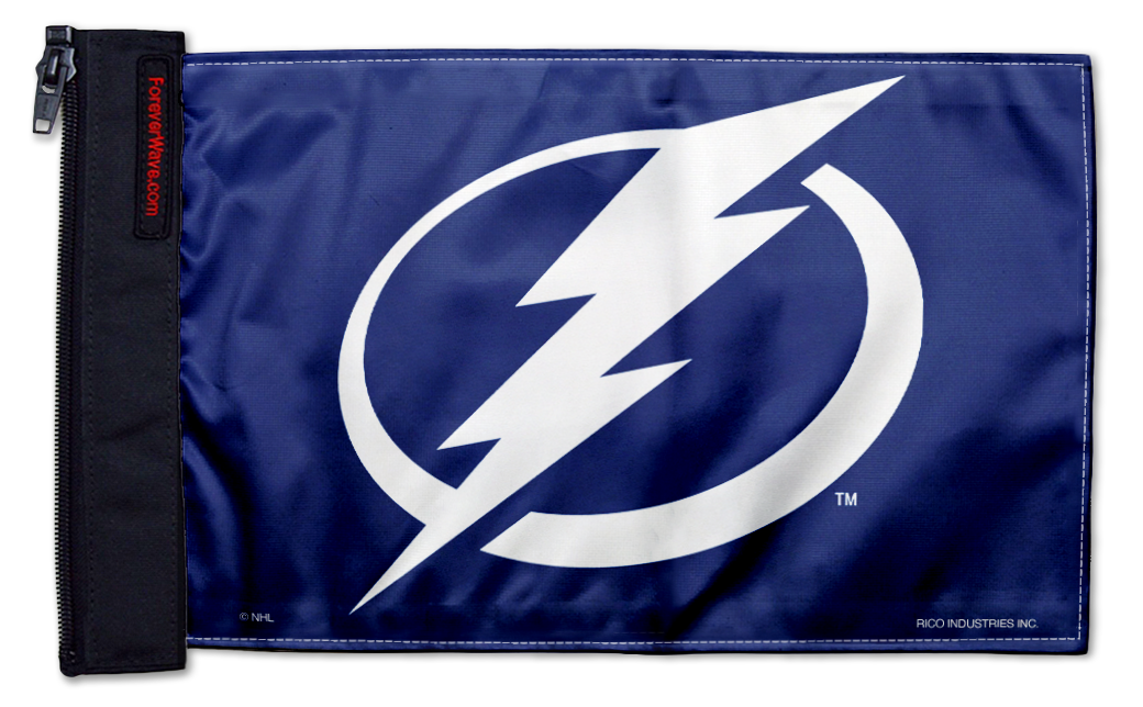 Tampa Bay Lightning 11"x17" Forever Wave Flag for Jeep Wrangler JK 2-Door 2007-2018