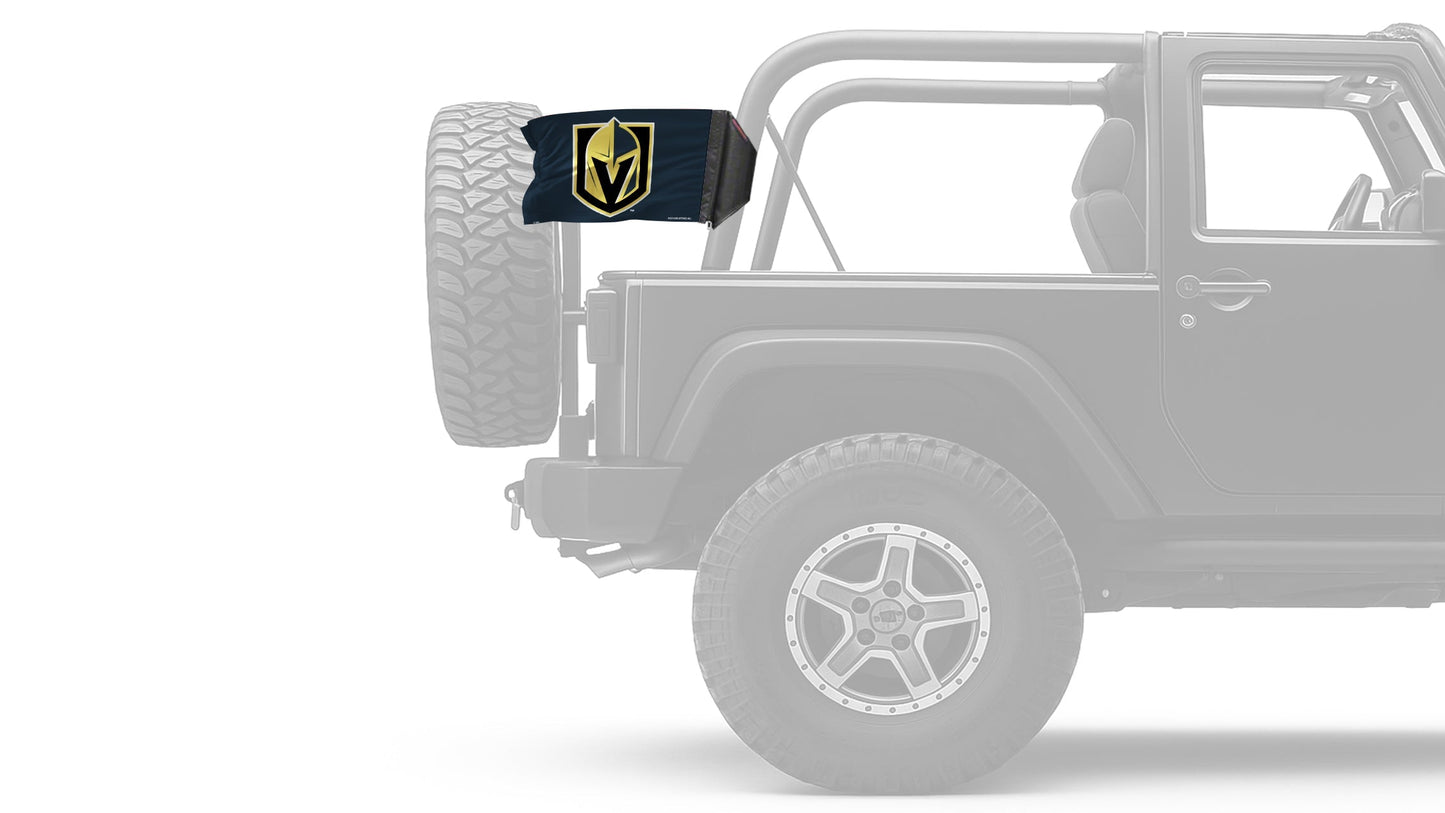 Las Vegas Knights 11"x17" Forever Wave Flag for Jeep Wrangler YJ 1986-1995