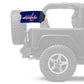Washington Capitals 11"x17" Forever Wave Flag for Jeep Wrangler JLU 4-Door 2018-Present