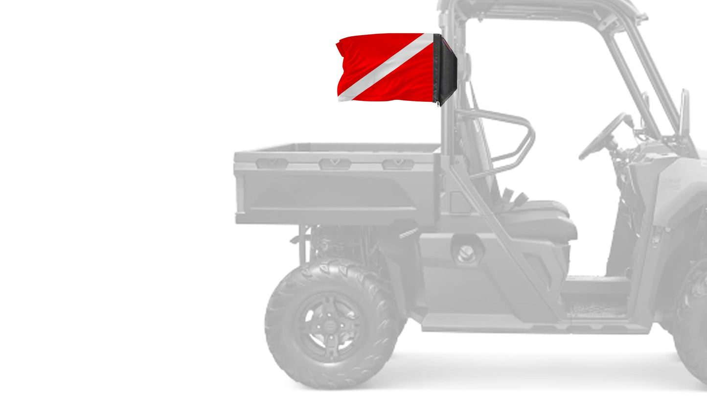 Diver Down 12"x18" Forever Wave Flag