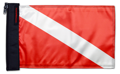 Diver Down 12"x18" Forever Wave Flag for Jeep Wrangler TJ 1996-2006