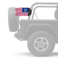 US Nautical Yacht Ensign 12"x18" Forever Wave Flag for Jeep Wrangler JKU 4-Door 2007-2018