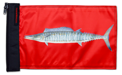 Wahoo 12"x18" Forever Wave Flag for Jeep Wrangler JLU 4-Door 2018-Present
