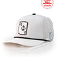 Ace/King White - Perforated Rope Hat