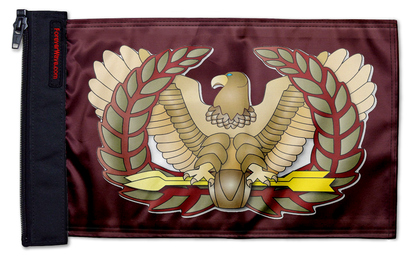 Eagle Rising 12"x18" Forever Wave Flag for Jeep Wrangler CJ-7 and CJ-8 1976-1986