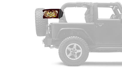 Eagle Rising 12"x18" Forever Wave Flag for Jeep Wrangler JK 2-Door 2007-2018